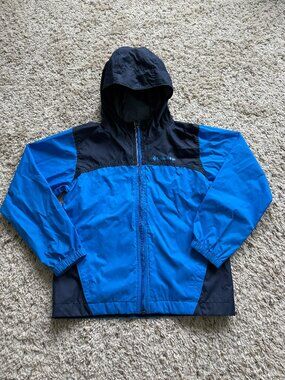 Columbia Wind Breaker Jacket - Boys Kids Size S (8) Blue